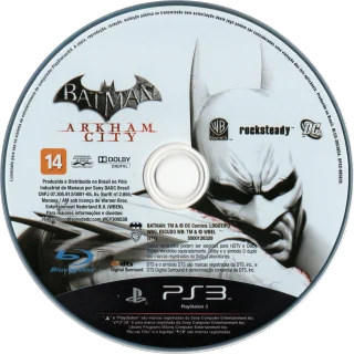 Batman: Arkham City PlayStation 3 NTSC-U disc