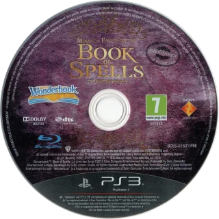 Wonderbook: Book of Spells PlayStation 3 PAL disc