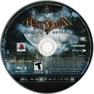 Batman: Arkham Asylum PlayStation 3 NTSC-U disc