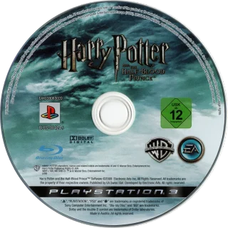 Harry Potter and the Half-Blood Prince PlayStation 3 PAL disc