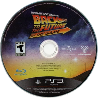 Back to the Future: The Game PlayStation 3 NTSC-U disc