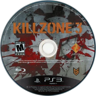 Killzone 3 PlayStation 3 NTSC-U disc