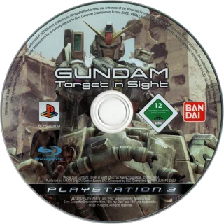 Mobile Suit Gundam: Target in Sight PlayStation 3 PAL disc