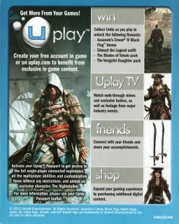 Assassin's Creed IV Black Flag PlayStation 3 NTSC-U GameStop Edition promotional page 4