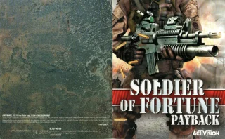 Soldier of Fortune: Payback PlayStation 3 PAL manual