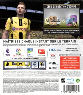 FIFA 17 PlayStation 3 PAL back cover