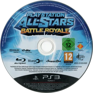 PlayStation All-Stars Battle Royale PlayStation 3 PAL disc