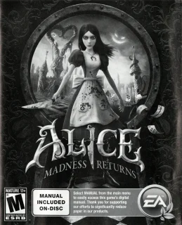 Alice: Madness Returns PlayStation 3 NTSC-U manual