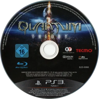 Quantum Theory PlayStation 3 PAL disc