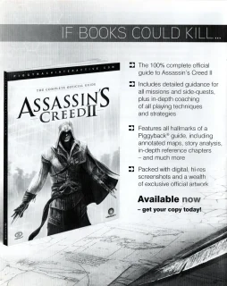 Assassin's Creed II PlayStation 3 NTSC-U Greatest Hits promotional page