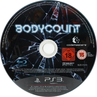 Bodycount PlayStation 3 PAL disc