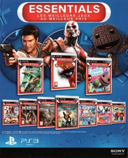 PlayStation All-Stars Battle Royale PlayStation 3 PAL promotional page, back