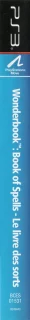 Wonderbook: Book of Spells PlayStation 3 PAL spine