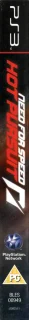 Need for Speed: Hot Pursuit PlayStation 3 PAL spine