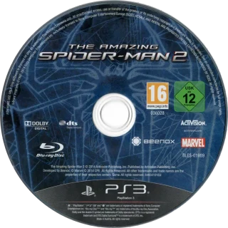 The Amazing Spider-Man 2 PlayStation 3 PAL disc