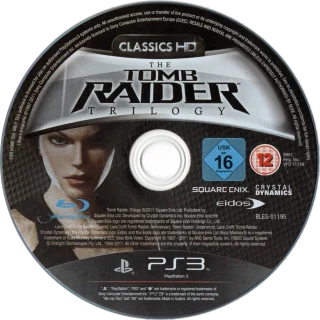 Tomb Raider Collection PlayStation 3 PAL Classic HD disc