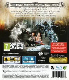 Wonderbook: Book of Spells PlayStation 3 PAL back cover
