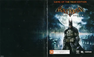 Batman: Arkham Asylum - Game of the Year Edition PlayStation 3 Greatest Hits manual