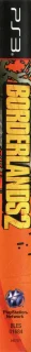 Borderlands 2 PlayStation 3 PAL spine