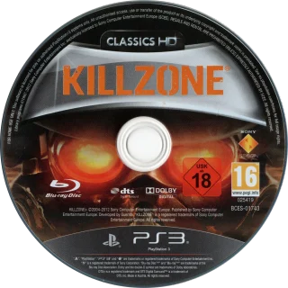 Killzone HD PlayStation 3 PAL Classics HD disc