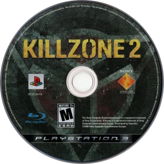 Killzone 2 PlayStation 3 NTSC-U disc