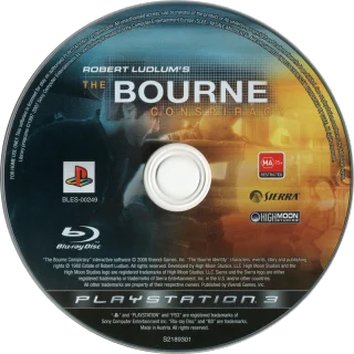 Robert Ludlum's The Bourne Conspiracy PlayStation 3 PAL disc