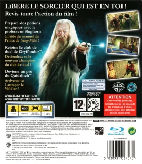 Harry Potter and the Half-Blood Prince PlayStation 3 PAL back cover