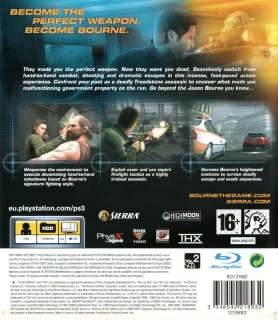 Robert Ludlum's The Bourne Conspiracy PlayStation 3 PAL back cover