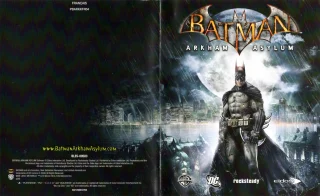 Batman: Arkham Asylum PlayStation 3 PAL Platinum manual