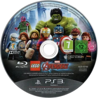 LEGO Marvel's Avengers PlayStation 3 PAL disc