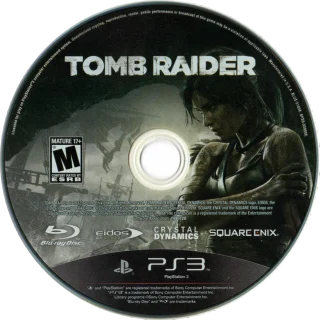 Tomb Raider PlayStation 3 NTSC-U disc