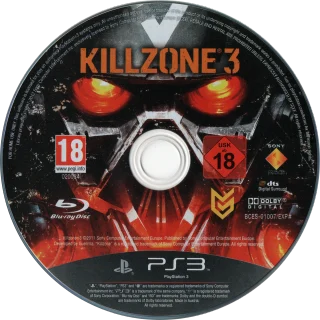 Killzone 3 PlayStation 3 PAL disc