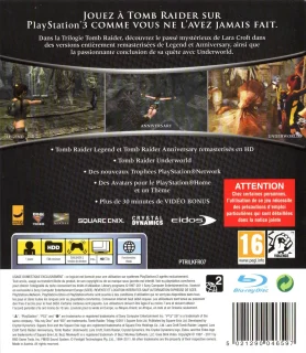 Tomb Raider Collection PlayStation 3 PAL Classic HD back cover