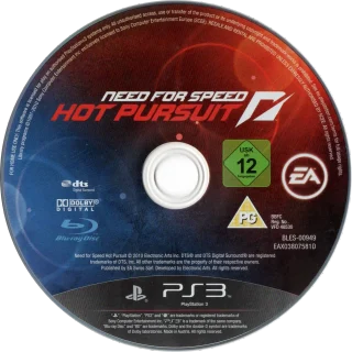 Need for Speed: Hot Pursuit PlayStation 3 PAL disc