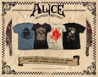 Alice: Madness Returns PlayStation 3 NTSC-U promotional insert