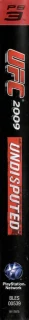 UFC 2009 Undisputed PlayStation 3 PAL spine