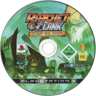Ratchet & Clank: Quest for Booty PlayStation 3 PAL disc