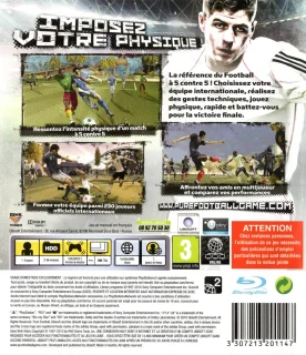 Pure Football PlayStation 3 PAL back cover