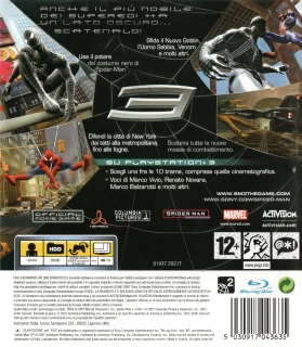 Spider-Man 3 PlayStation 3 PAL back cover