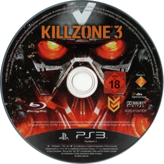 Killzone 3 PlayStation 3 PAL disc