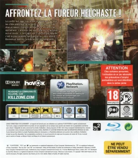 Killzone 2 PlayStation 3 PAL back cover
