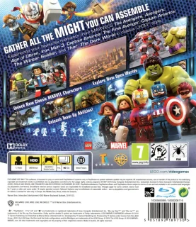 LEGO Marvel's Avengers PlayStation 3 PAL back cover