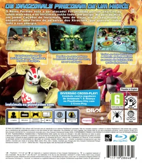 Invizimals: The Lost Kingdom PlayStation 3 PAL back cover