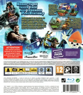 PlayStation All-Stars Battle Royale PlayStation 3 PAL back cover