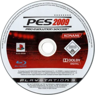 Pro Evolution Soccer 2009 PlayStation 3 PAL disc