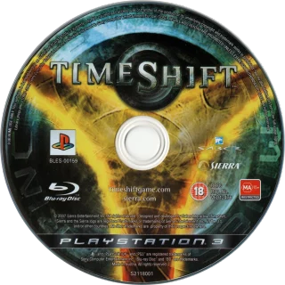 TimeShift PlayStation 3 PAL disc