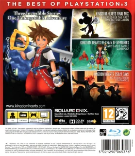 Kingdom Hearts HD 1.5 Remix PlayStation 3 PAL Essentials back cover