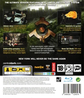 Alone in the Dark: Inferno PlayStation 3 PAL back cover