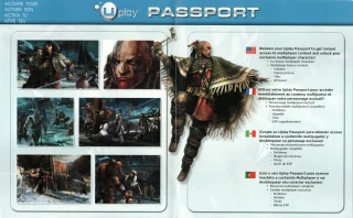Assassin's Creed III PlayStation 3 NTSC-U code insert, back